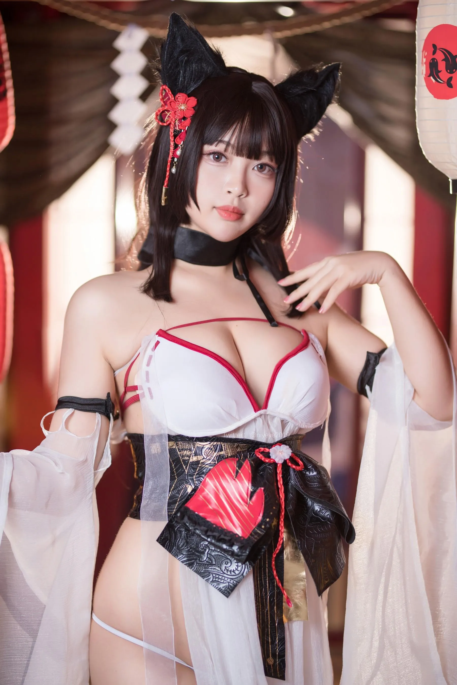 白烨 – NO.56 湿身天诚泳装 [61P]插图
